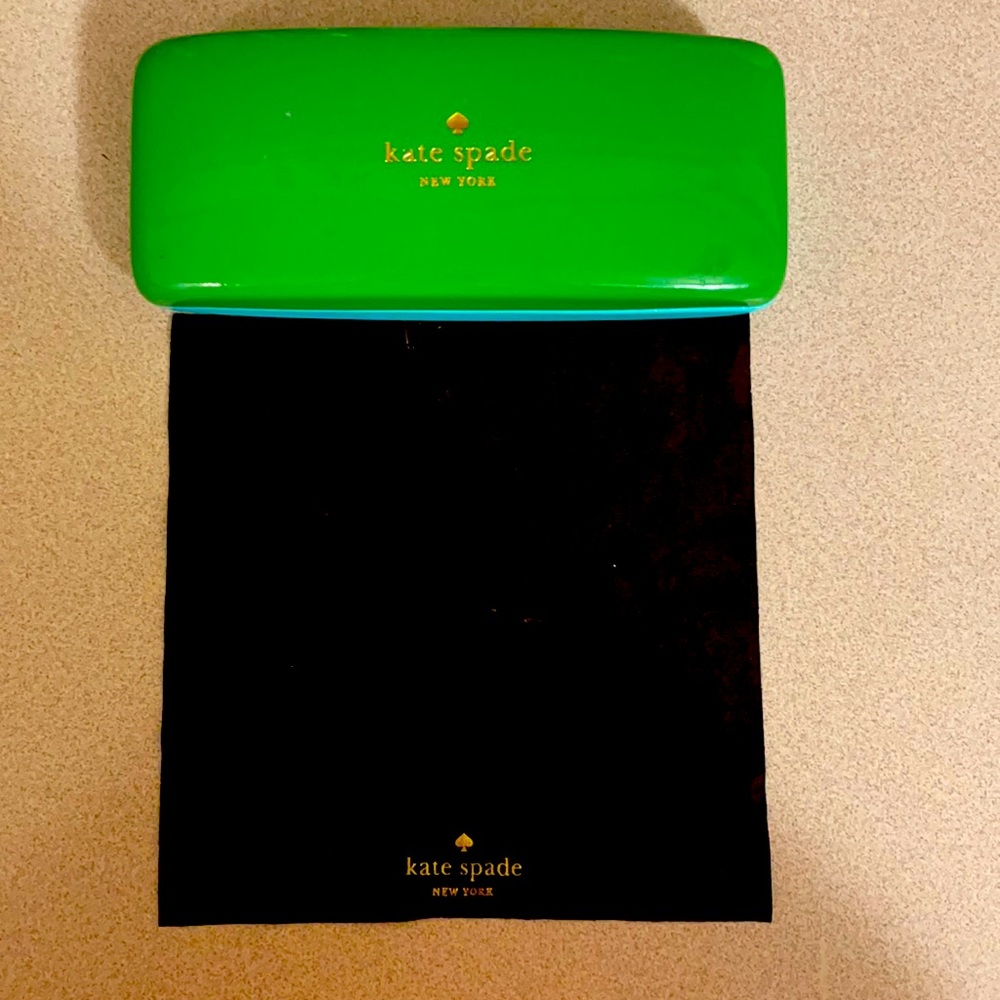 Kate Spade Glasses case and cloth